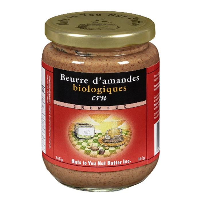 Beurre d'amandes, cru, cremeux biologique 365g