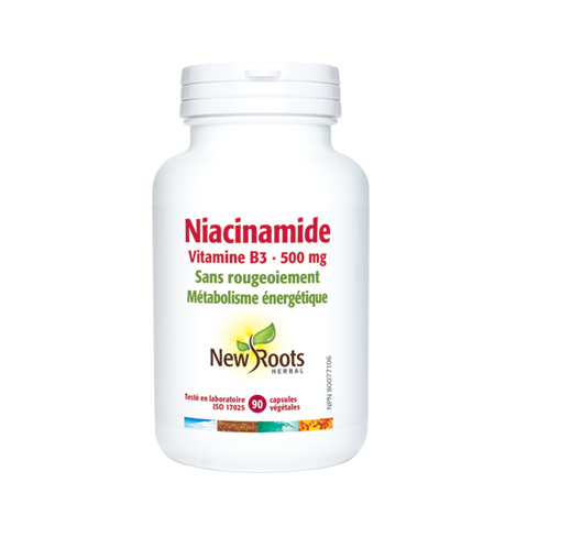 Niacinamide B3 500mg 90 capsules v g tales New Roots herbal