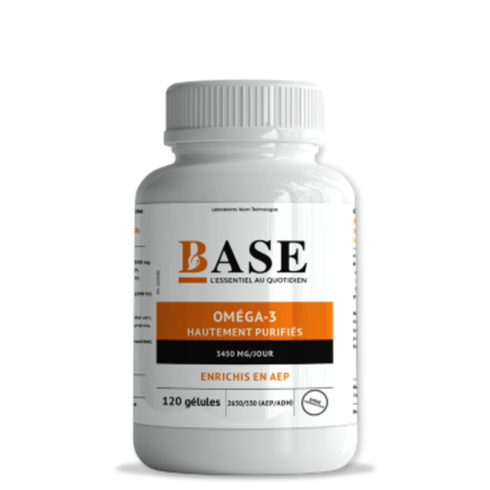 BASE Oméga-3 enrichis en AEP 120 gélules