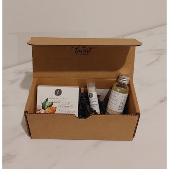 Coffret savon bain moussant et baume à lèvres -