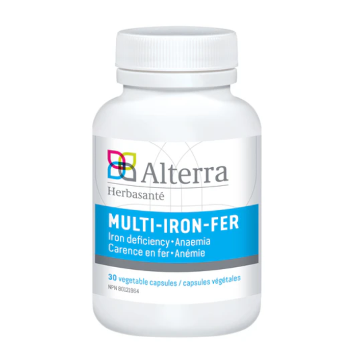 Multi-Iron-Fer 30 capsules