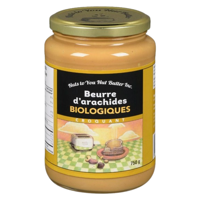 Beurre d'arachides bio 750g -