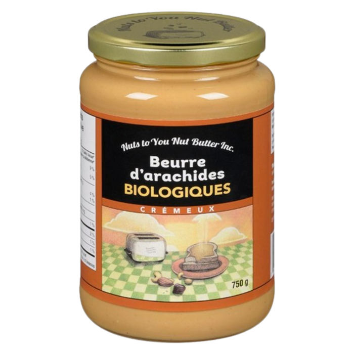 Beurre d'arachides bio 750g -