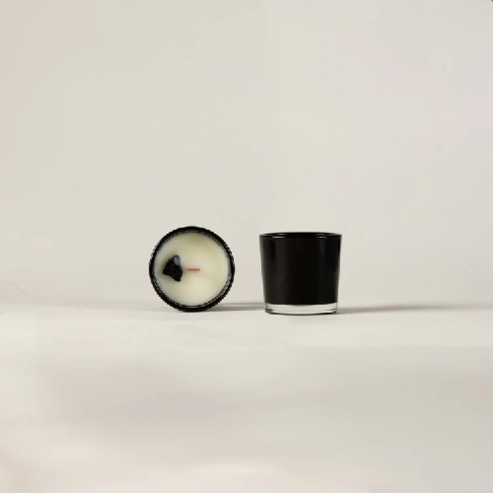 Bougies avec cristaux -