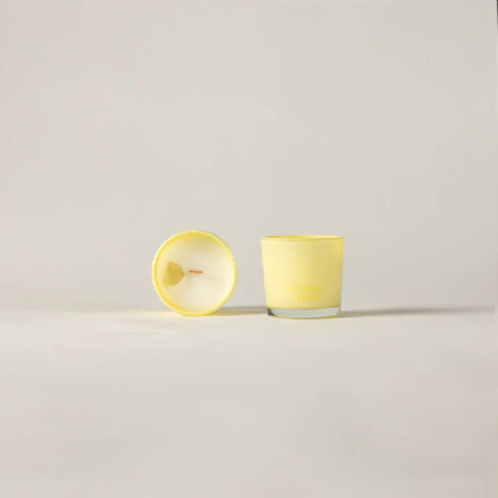 Bougies avec cristaux -