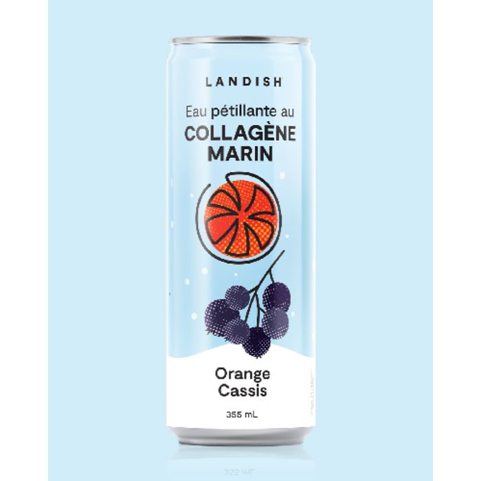 Eau pétillante au collagène marin 355ml -