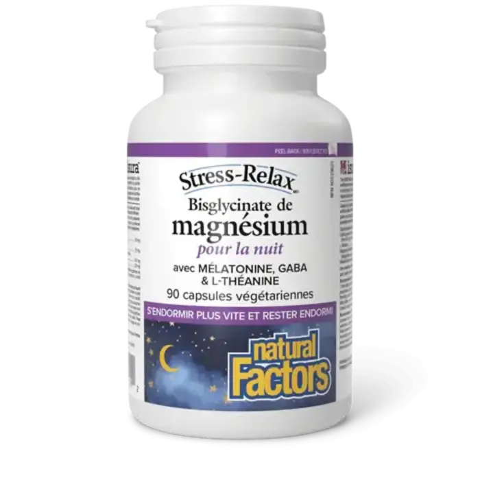 Magnesium Bisglycinate pour la nuit - 90 capsules