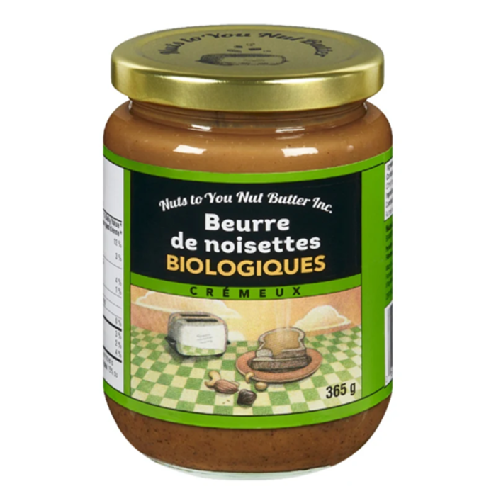 Beurre de noisettes crémeux biologique 365g
