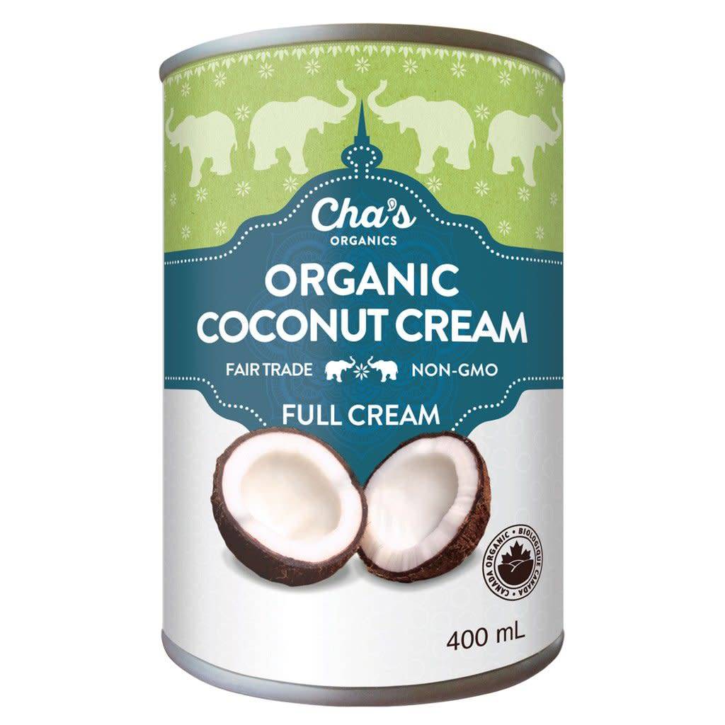 Cha's - Crème de coco bio équitable 400ml - Livraison rapide au Qc