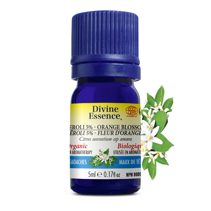 Huile essentielle Neroli 5% bio (Citrus aurantium ssp amara) 5 ml