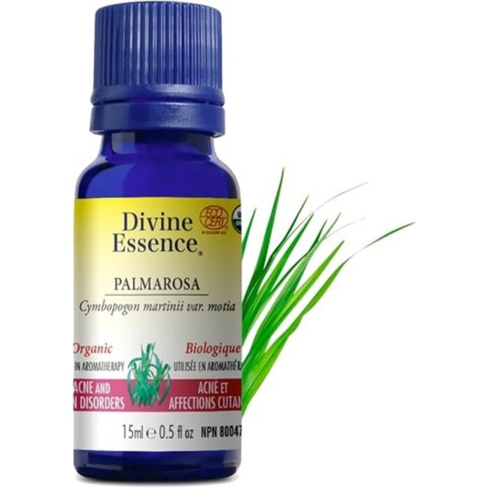 Huile essentielle Palmarosa bio (Cymbopogon martinii var. motia) 15 ml