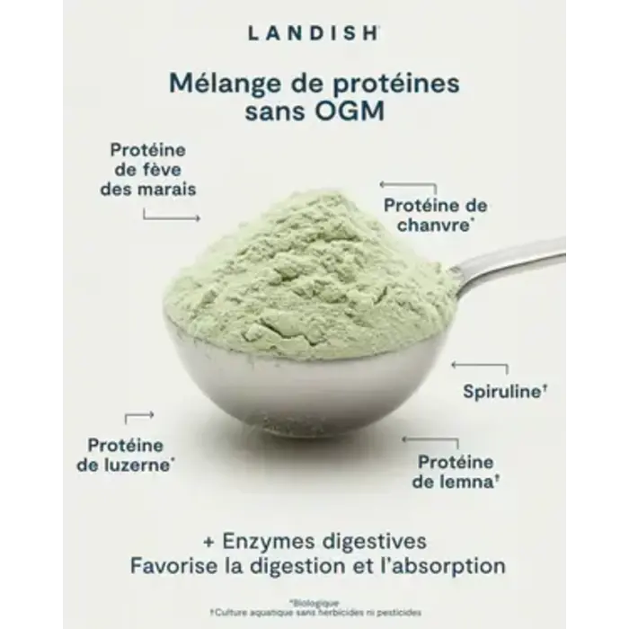 Protéines de 5 plantes