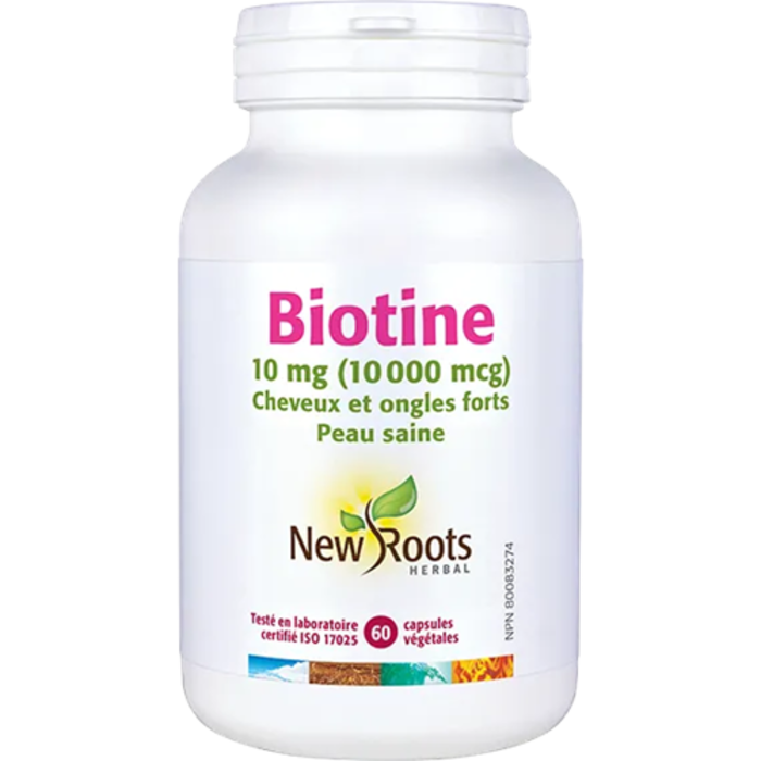 Biotine 10,000 mcg 60 capsules