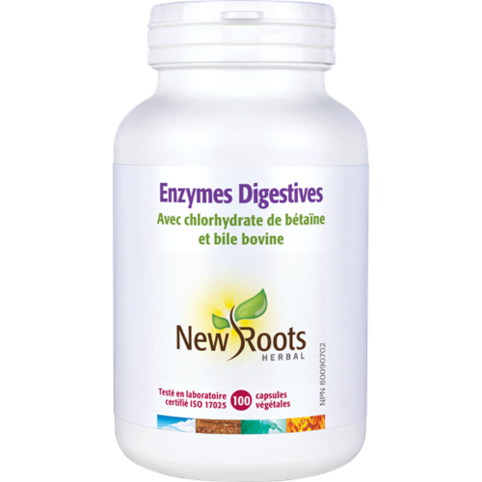 Enzymes digestives avec bétaine 100 capsules