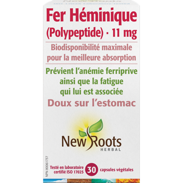 Fer héminique polypeptides, 11mg