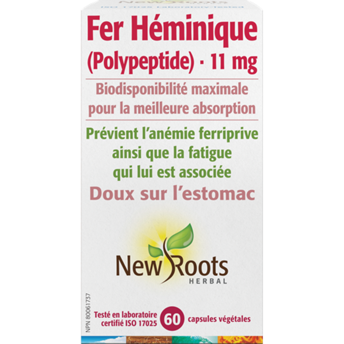 Fer héminique polypeptides, 11mg