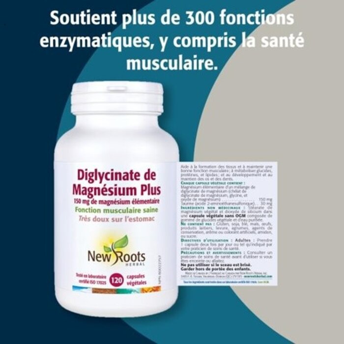 Magnesium Bisglycinate plus 150mg 120 capsules