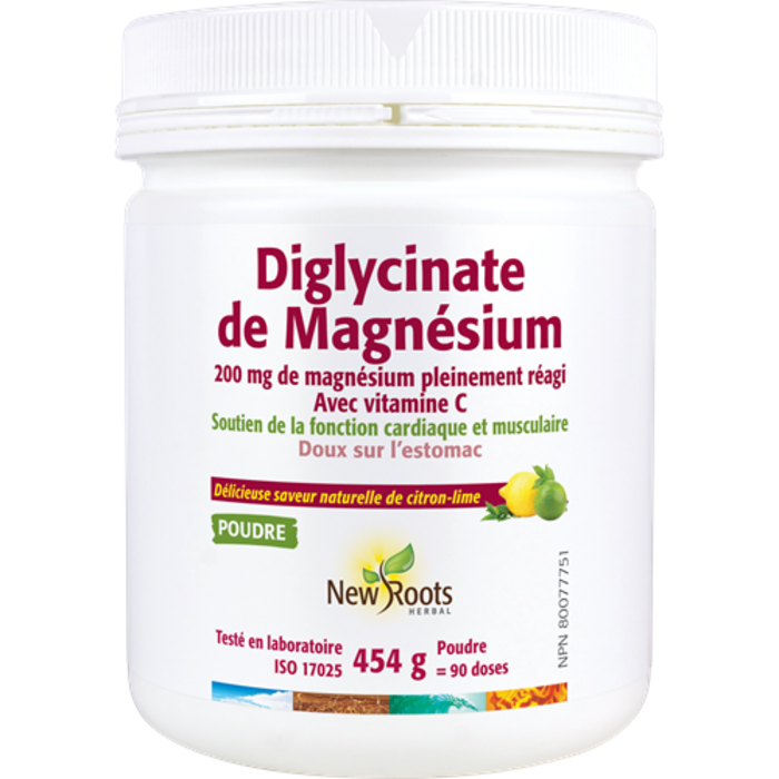 Magnesium Bisglycinate poudre (citron-lime)