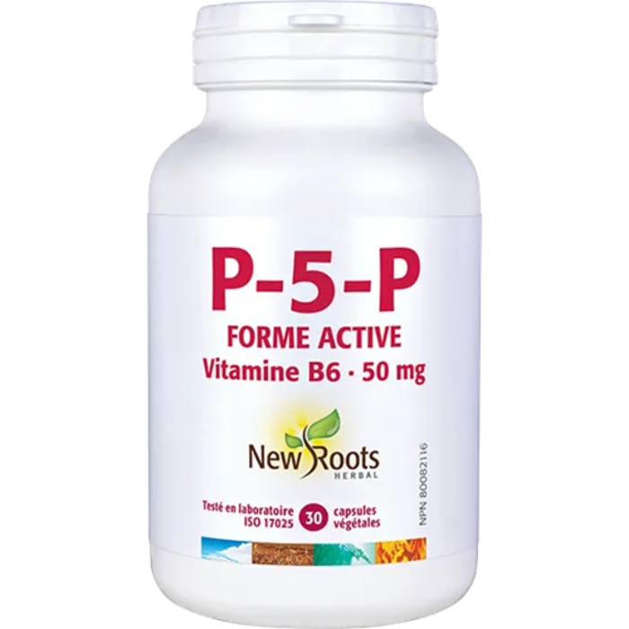 P-5-P (vitamine B6 active), 50 mg, 30 capsules