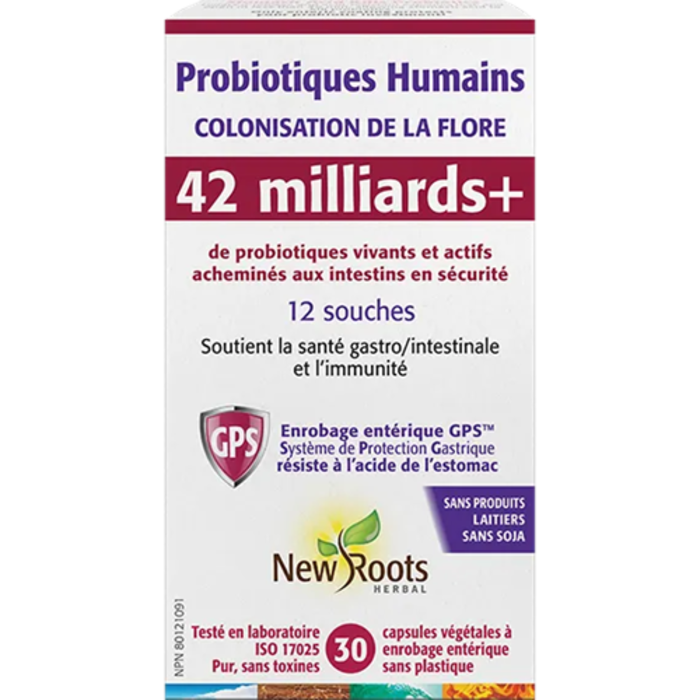 Probiotiques Humains 42 milliards 30 capsules