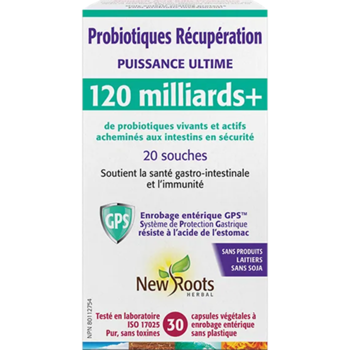 Probiotiques Récupération 120 milliards 30 capsules