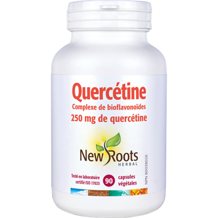 Quercetine 90 capsules 250 mg avec complexe de bioflavonoides