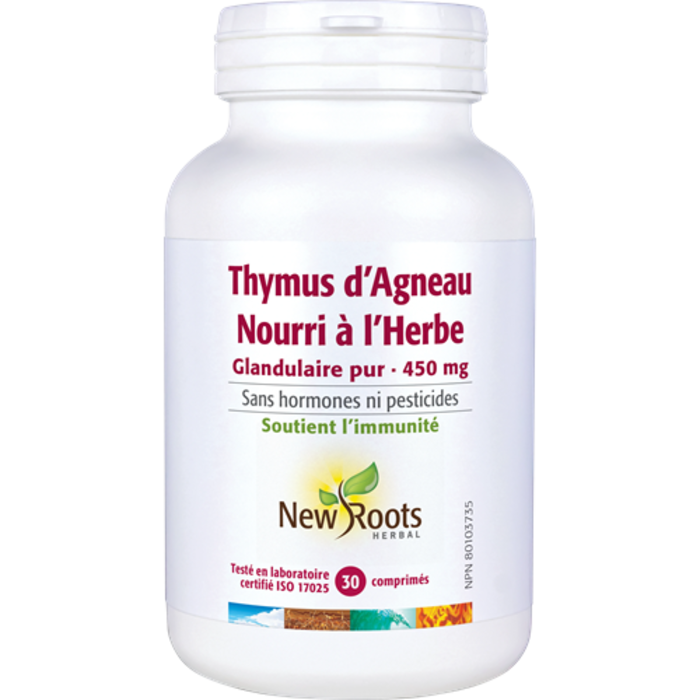 Thymus Extrait glandulaire 450 mg 30 comprimés