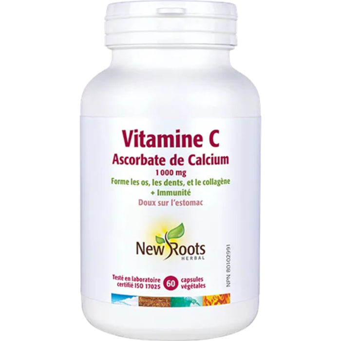 Vitamine C Ascorbate de calcium 1000mg 60 capsules