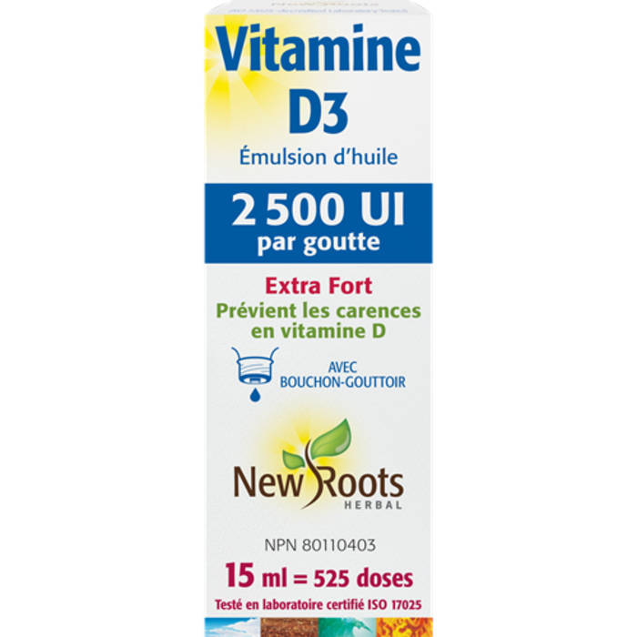 Vitamine D3 2500UI