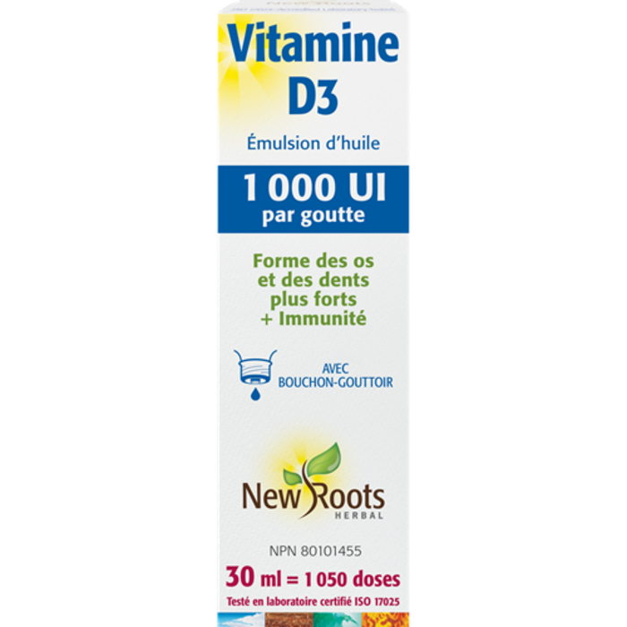 Vitamine D3, 1000UI