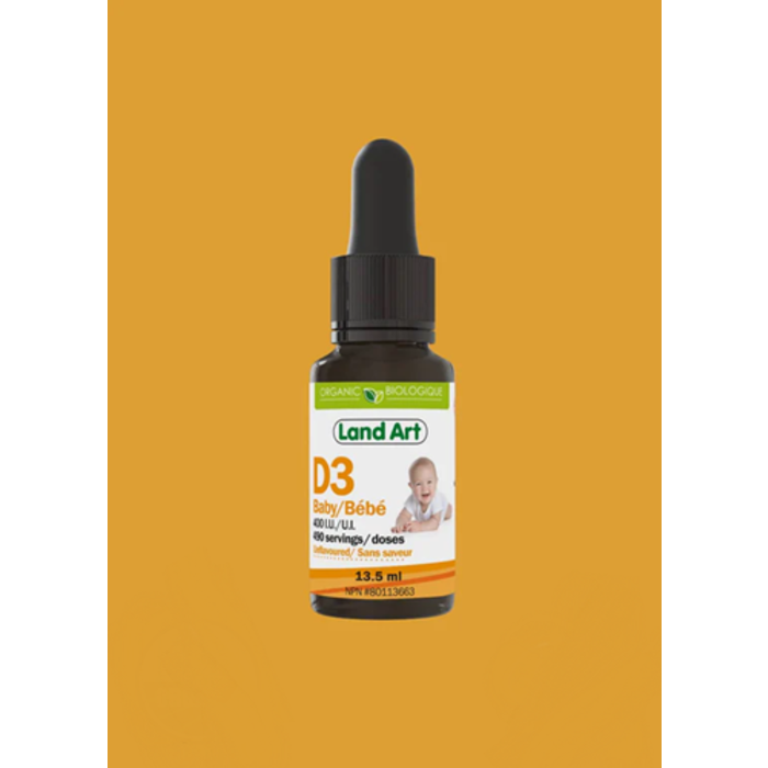 Vitamine D3 bio pour bébé 400 UI