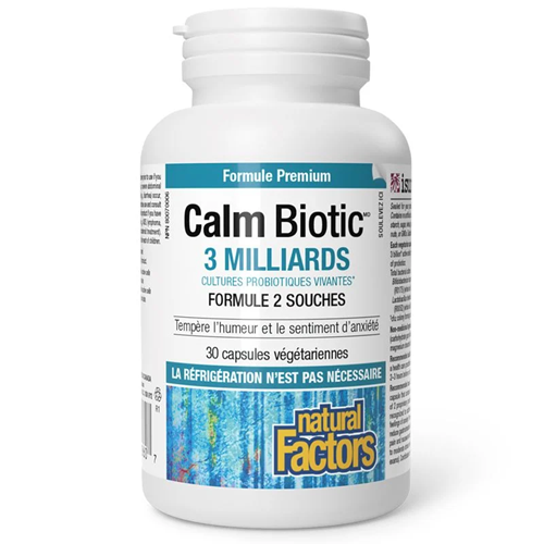 Calm Biotic - 3 Milliards - 30 Caps - Natural Factors main image 0