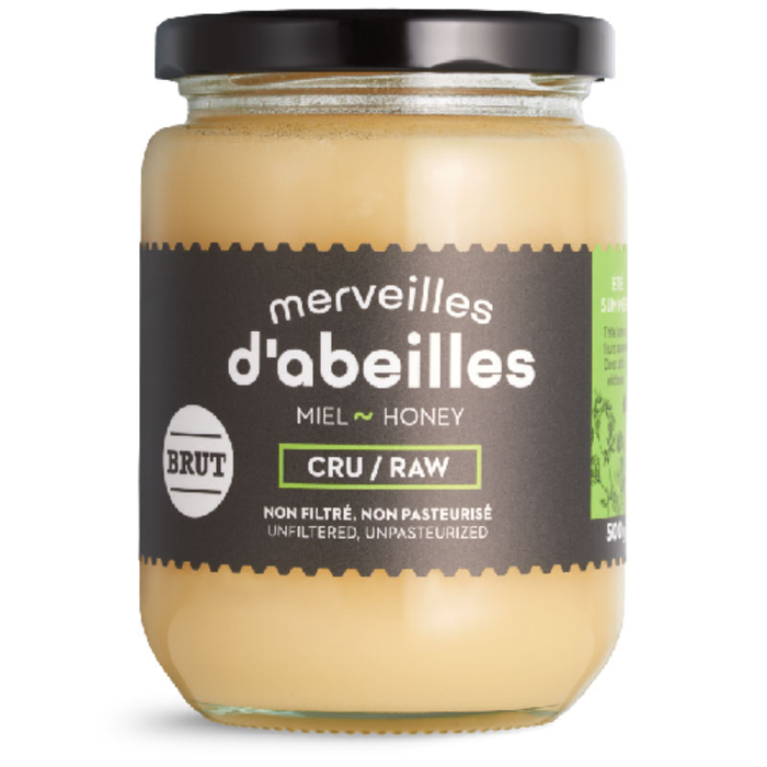 Miel été non-filtré non-pasteurisé 500g -