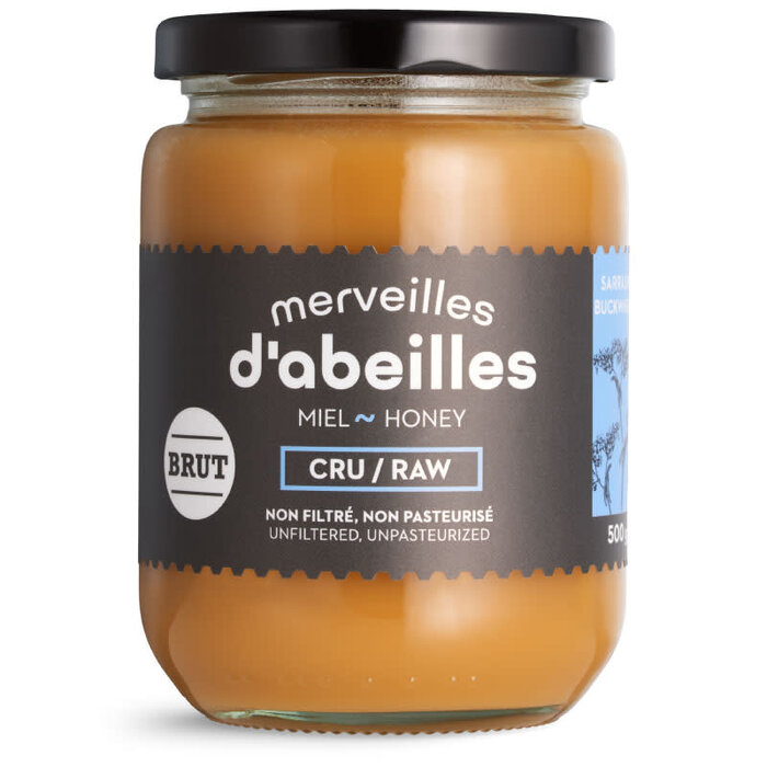 Miel de sarrasin non-filtré non-pasteurisé 500g -