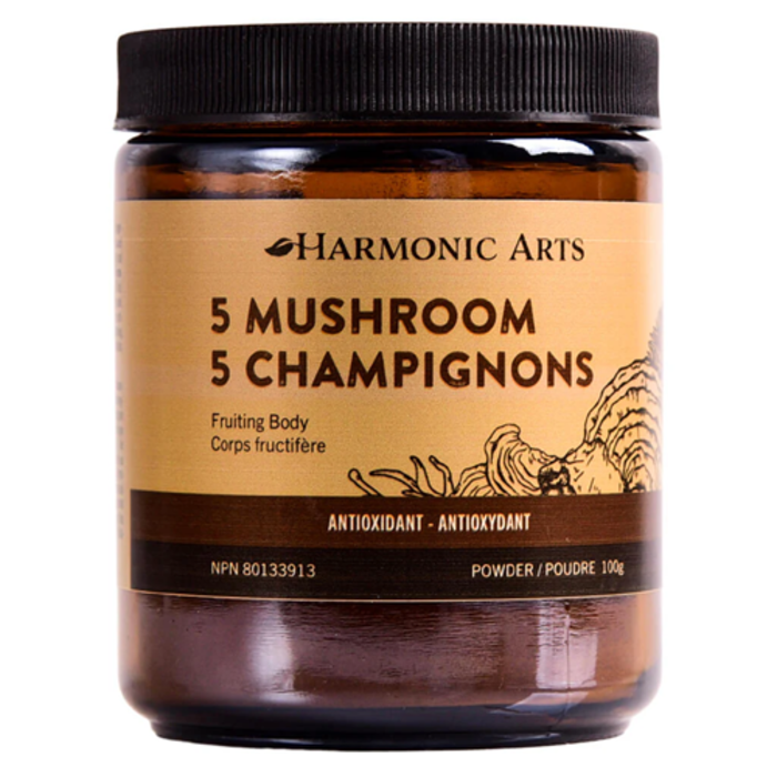 Poudre concentrée de 5 champignons -