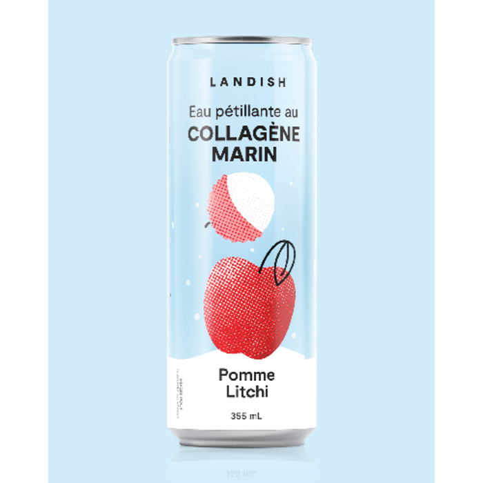 Eau pétillante au collagène marin 355ml -