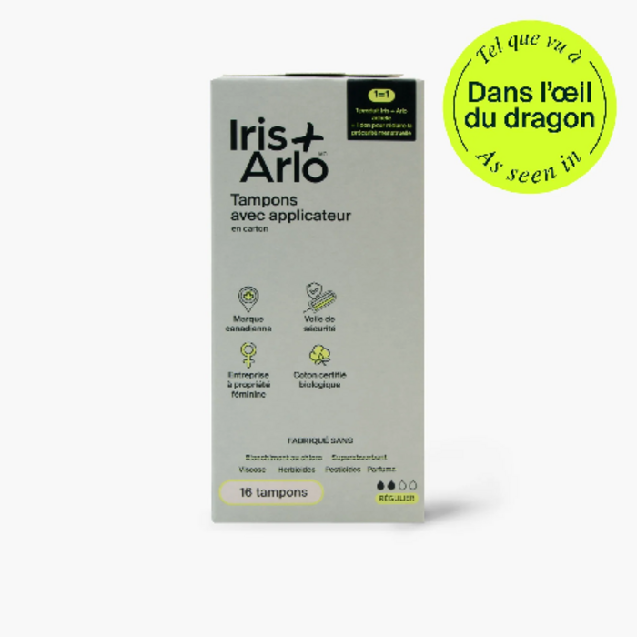 Tampons en coton bio -