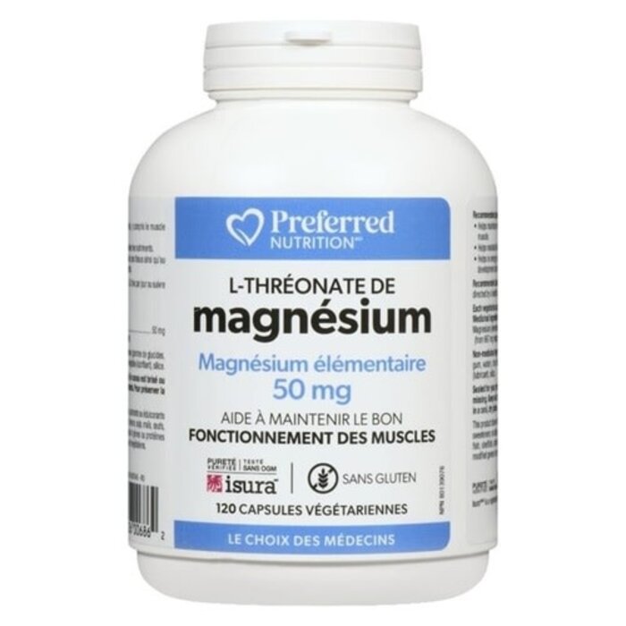 L-thréonate de magnésium 120 capsules