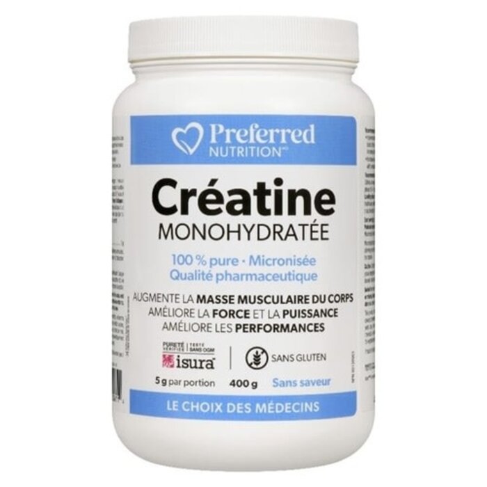 Créatine monohydratée en poudre 400g