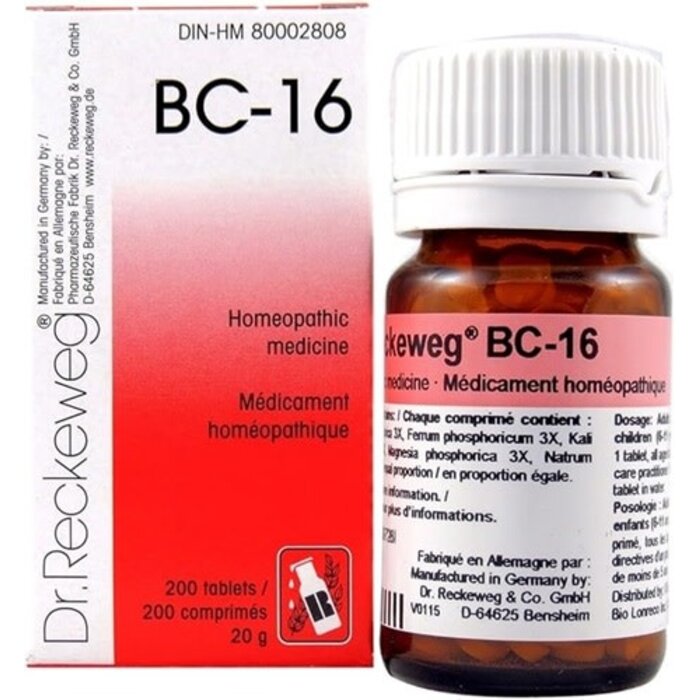 BC16 200 comprimes