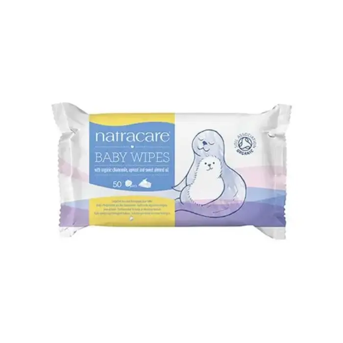 Lingettes bébé en coton bio  - 50 lingettes