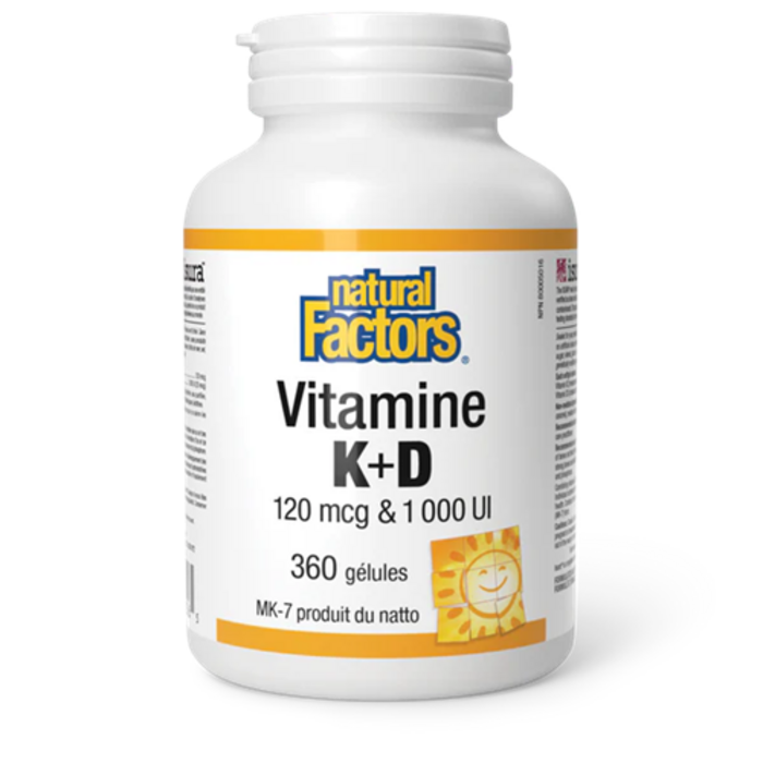 Vitamine K&D 120mcg & 1000UI