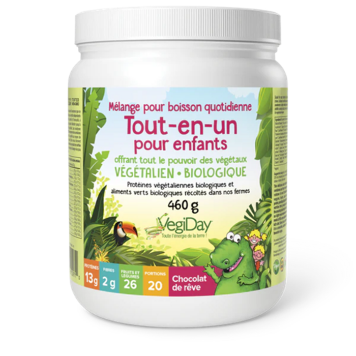 Mélange boisson nutritive Tout-En-Un pour enfants bio - 460g