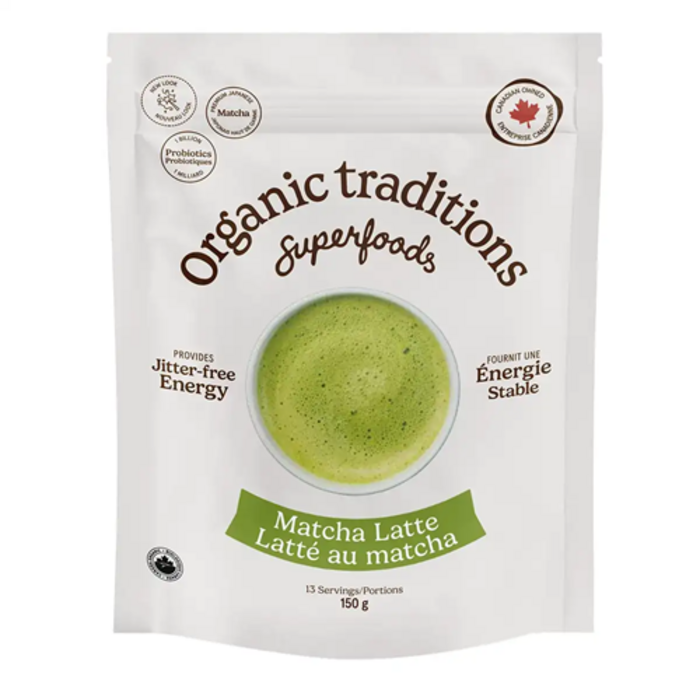 Latté de matcha avec probio bio 150g