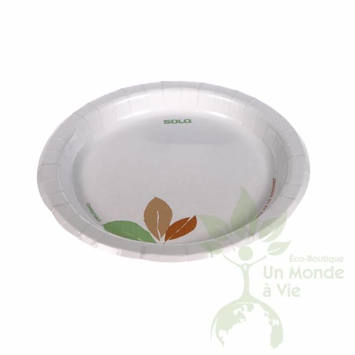 Assiette compostable (paq.125)