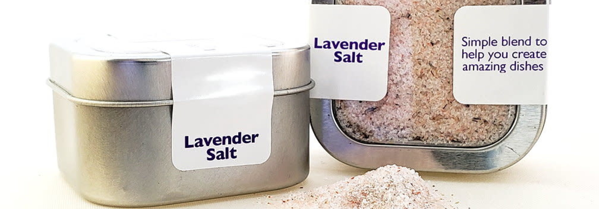 Salt, Lavender - Ground in tin