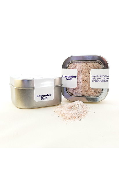 Salt, Lavender - Ground in Tin