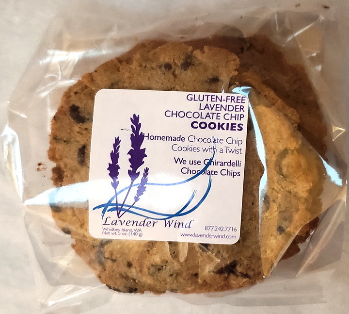 Gluten Free Lavender Chocolate Chip Cookies FRESH-1
