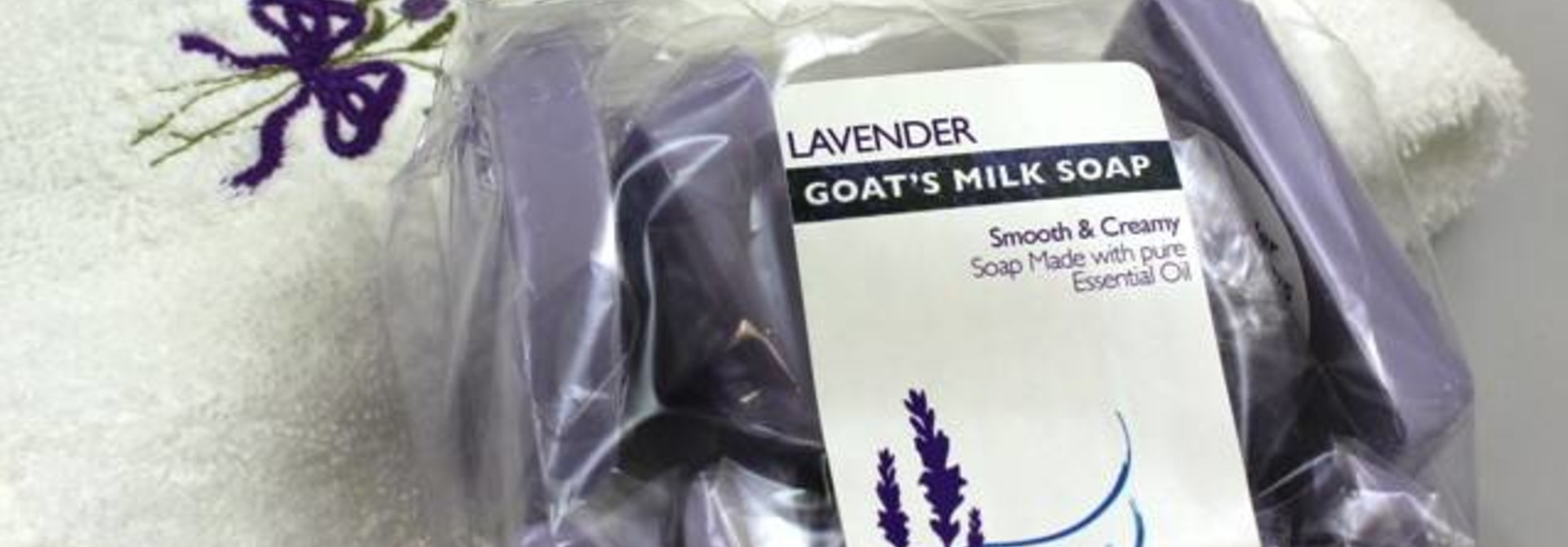 Goat's Milk Soap 1 lb. Guest soaps Purple