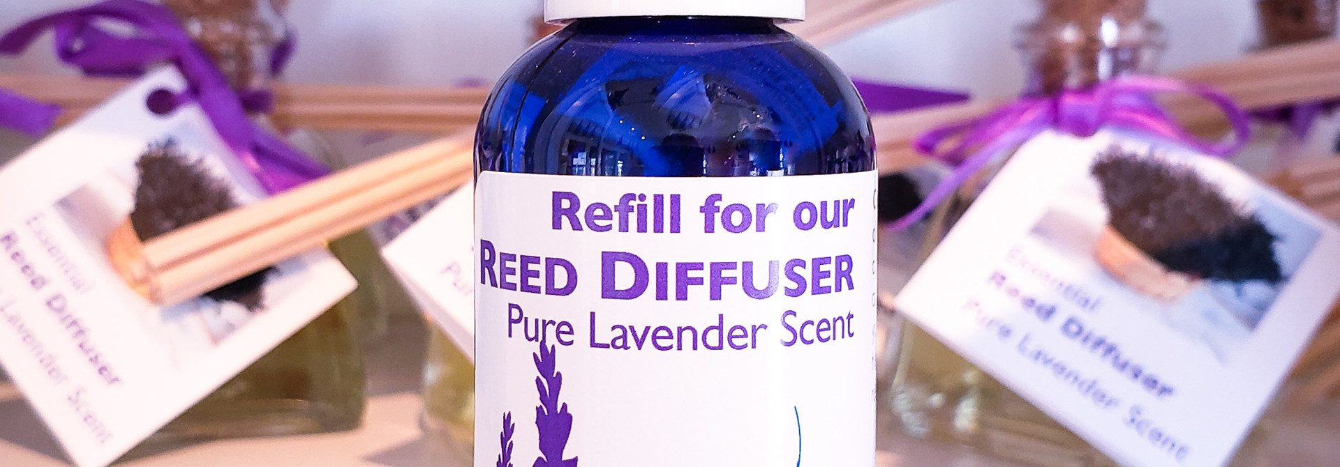 Essential Reed Diffuser - 2.5 oz Lavender Scent
